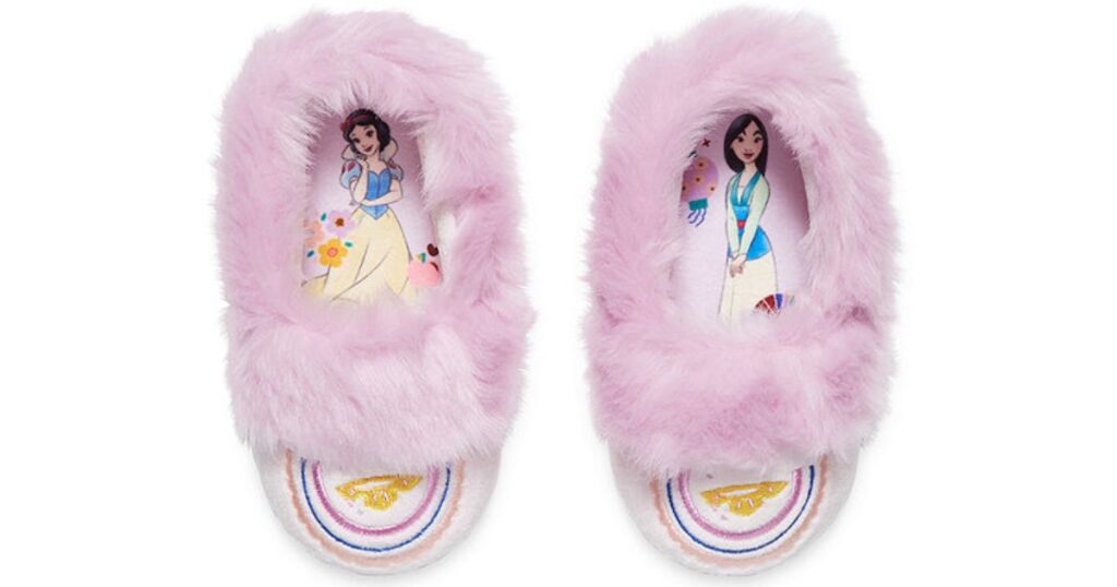Disney-Princess-Girls-Slip-On-Slippers