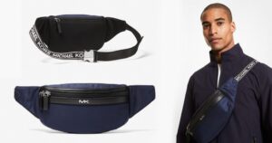 Michael-Kors-Kent-Logo-Tape-Nylon-Gabardine-Belt-Bag