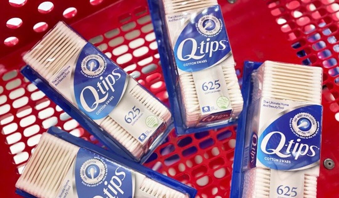Q-Tips Cotton Swabs de 625-ct SOLO $3.34 en Target