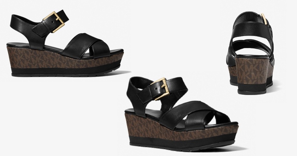 Sandalias-MK-Neva-Leather-and-Logo-Wedge