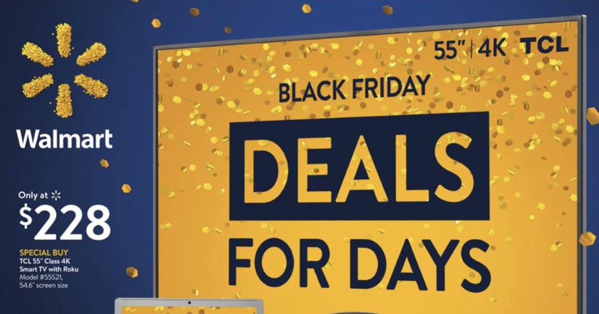 Shopper de Walmart Black Friday Deals for Days Ya está AQUI