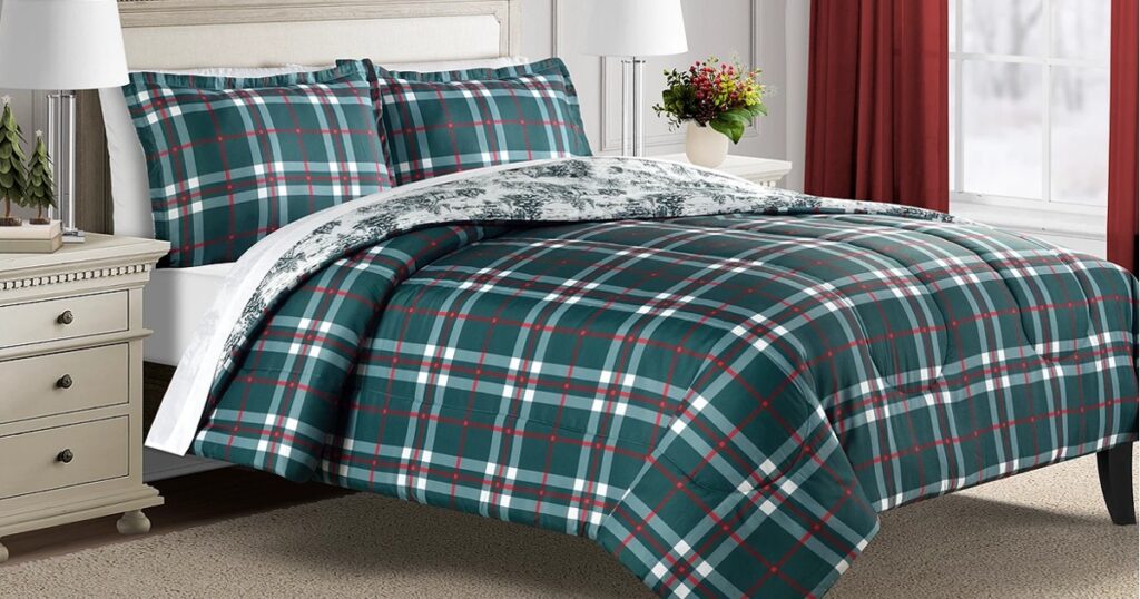 Holiday-Toile-3-Piezas-Queen_King-Comforter-Set