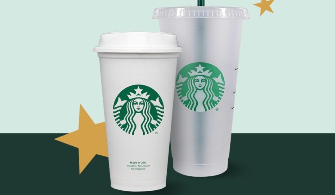 Vaso Reusable GRATIS en Starbucks con PayPal