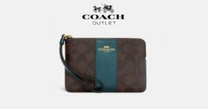 COACH-Corner-Zip-Wristlet-In-Signature-Canvas