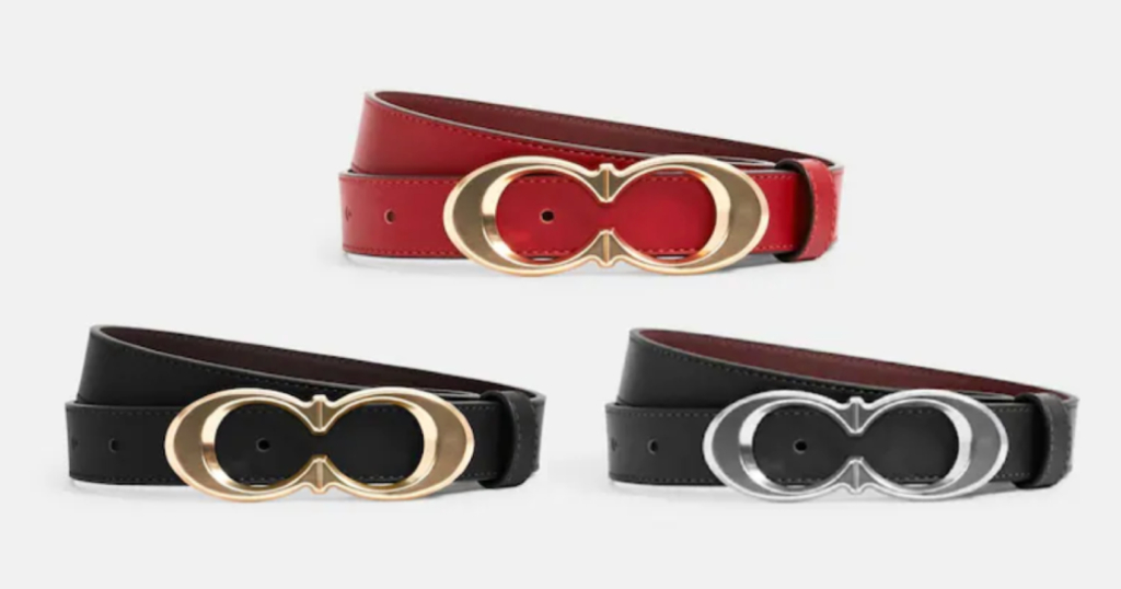 Correa-COACH-Signature-Buckle-Belt