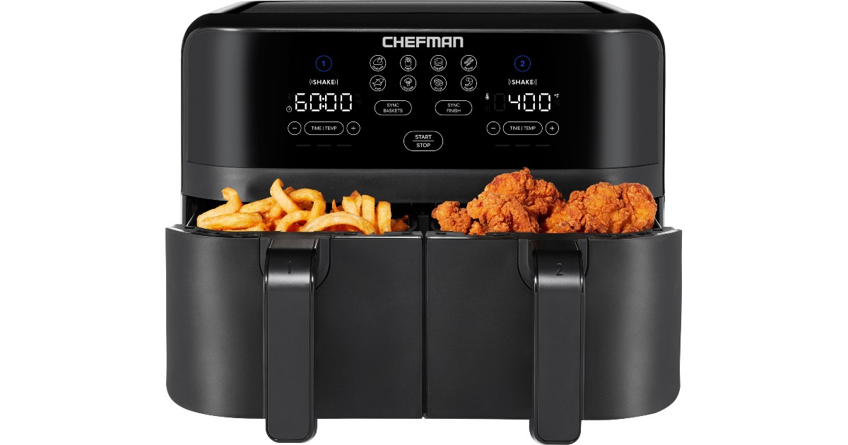 Freidora De Aire Digital Chefman TurboFry 9-Qt a solo $69.99 en Best Buy (Reg. $180)
