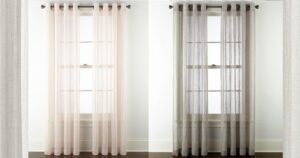 Panel-de-Cortina-Regal-Home-Glimmer-Metallic-Sheer-Grommet-Top-Single