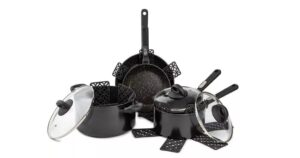 Set-de-Cocina-Brooklyn-Steel-Zodiac-de-12-Piezas-Nonstick
