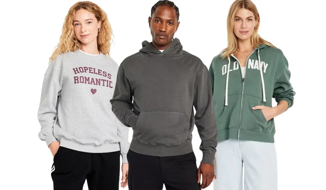 Sweatshirts y Hoodies al 50% Off en Old Navy