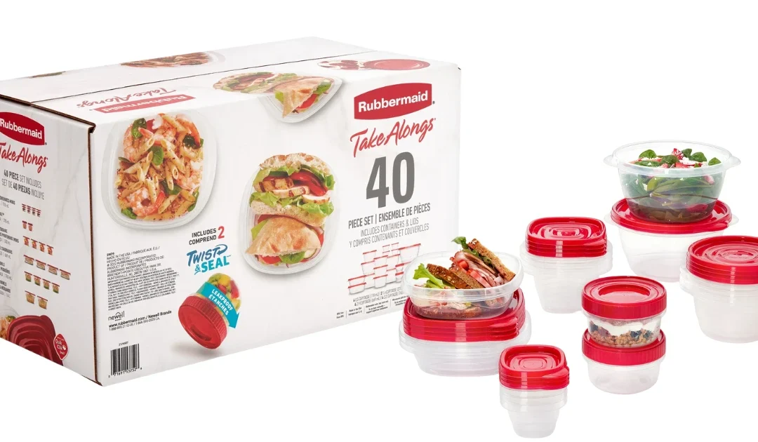 Set de Almacenamiento Rubbermaid de 40-Piezas SOLO $13.94 en Walmart (Reg $28)