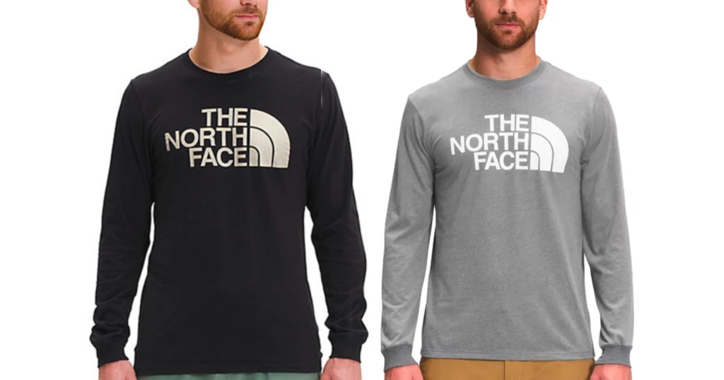 Camisa-Manga-Larga-The-North-Face-Half-Dome-Logo