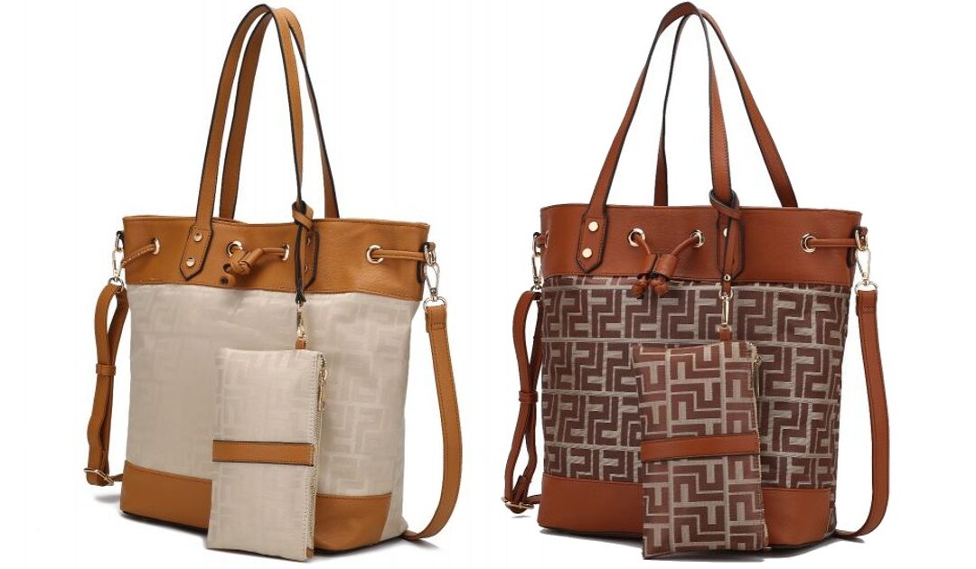 Carteras MKF Collection Kinsley Hobo y Wristlet Set SOLO $29 (Reg $269)