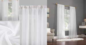 Cortina-No.918-Mallory-Voile-Sheer-Rod-Pocket-Curtain-Panel