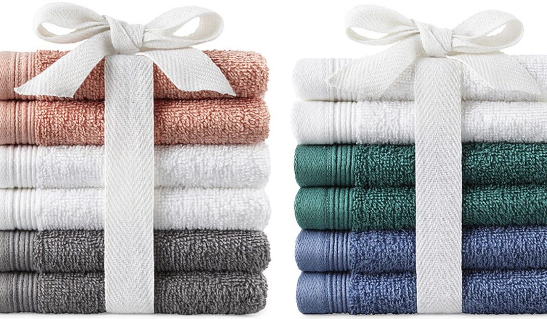 Set de Toallitas de 6-Piezas SOLO $4.89 en JCPenney (Reg $12)