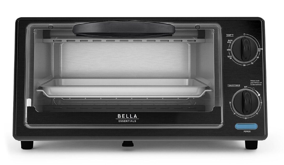 Horno Tostador Bella Essentials SOLO $26.99 (Reg $45)