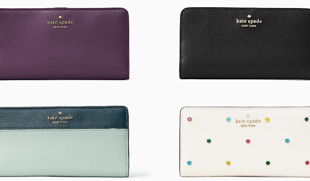 Kate Spade Darcy Large Slim Bifold Wallet SOLO $39 (Reg $179)