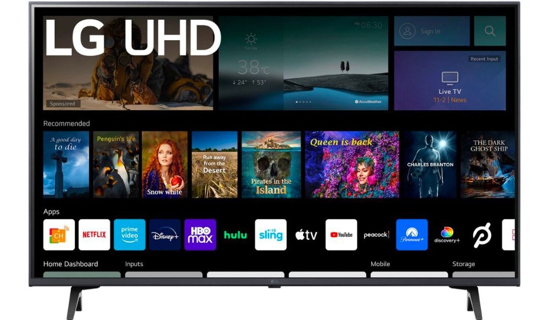 LG LED 4K UHD Smart webOS TV 43-In a solo $269.99 en Best Buy