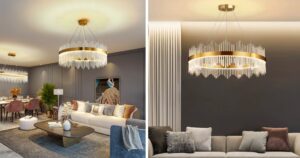 Lámpara-Cora-Postmodern-LED-Drum-Chandelier