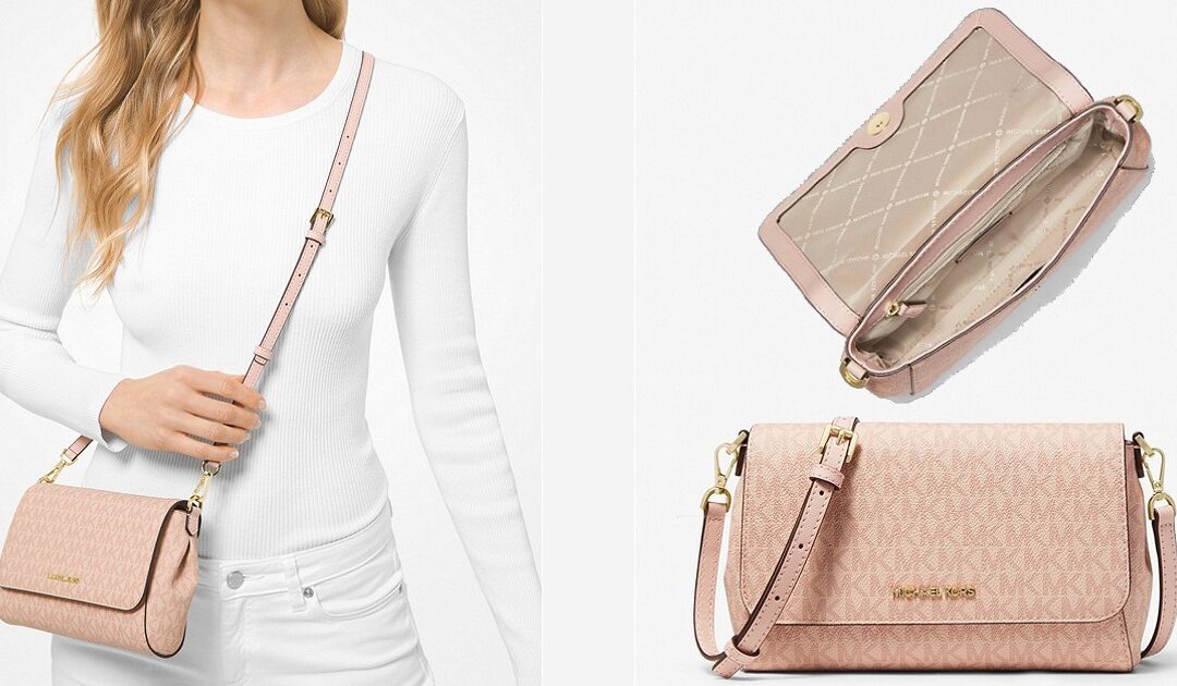 Michael Kors Medium Logo Convertible Crossbody a SOLO $99 (Reg $278)