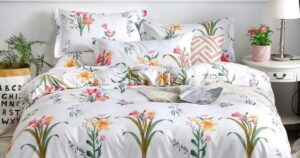Shatex-3-Piezas-Queen-Floral-Comforter-Set