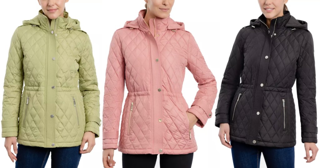 Abrigo-Michael-Kors-Hooded-Quilted-Anorak