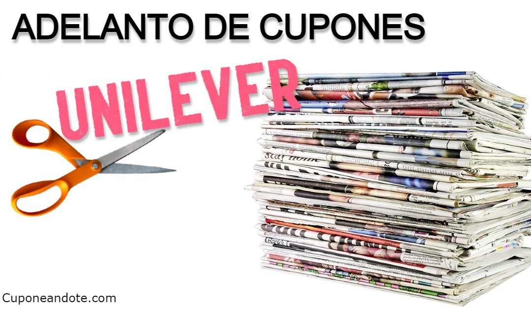 Adelanto de Cupones de la Insert Unilever 3/19/2023
