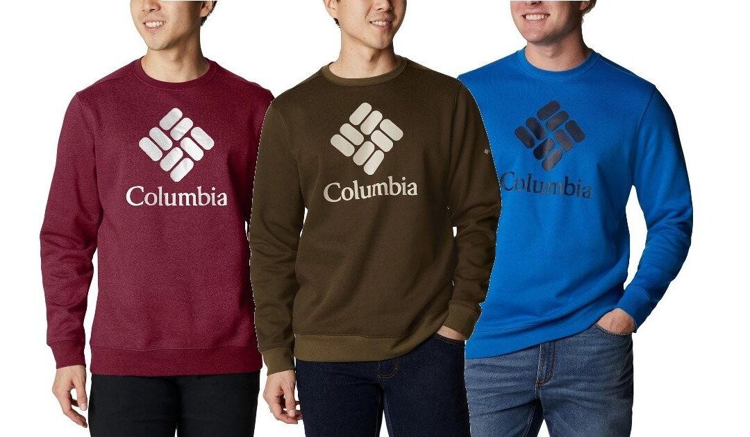 Columbia Trek Crew Sweatshirt a SOLO $14.93 (Reg $45)