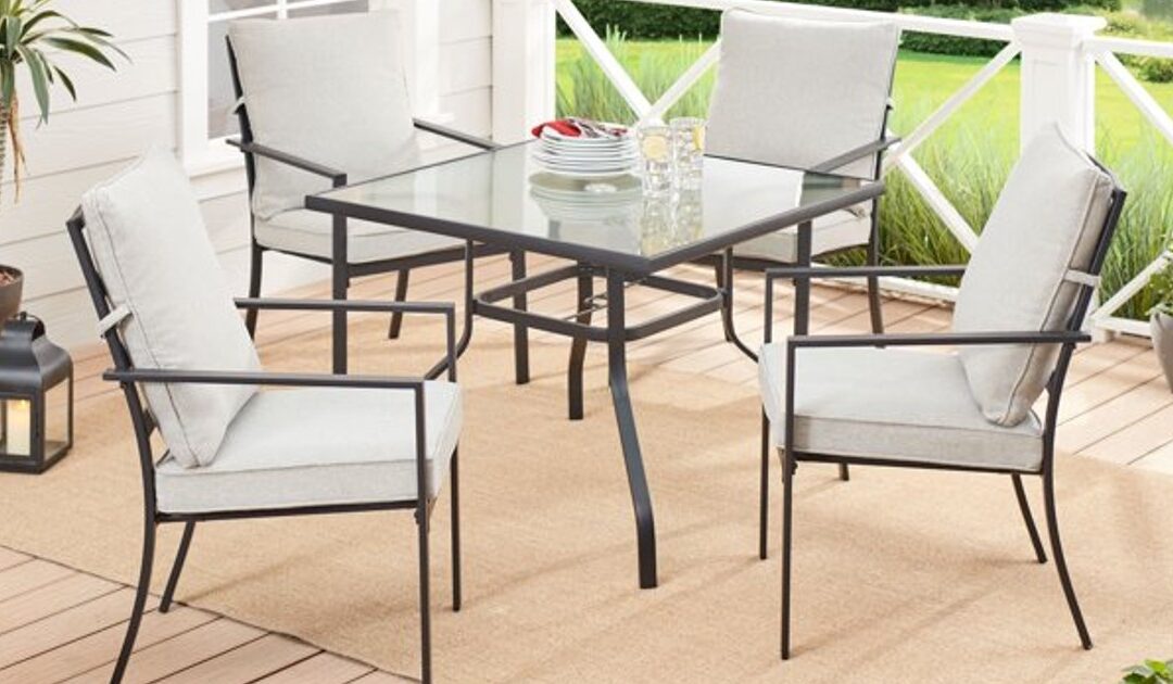 Mainstays Richmond Hills 5-Piezas Patio Dining Set SOLO $195 en Walmart