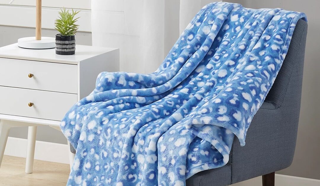 Manta Martha Stewart Cheetah Printed SOLO $16.93 (Reg $50)
