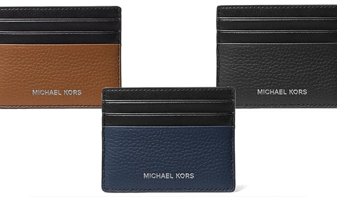 Michael Kors Leather Card Case a SOLO $29 (Reg $78)