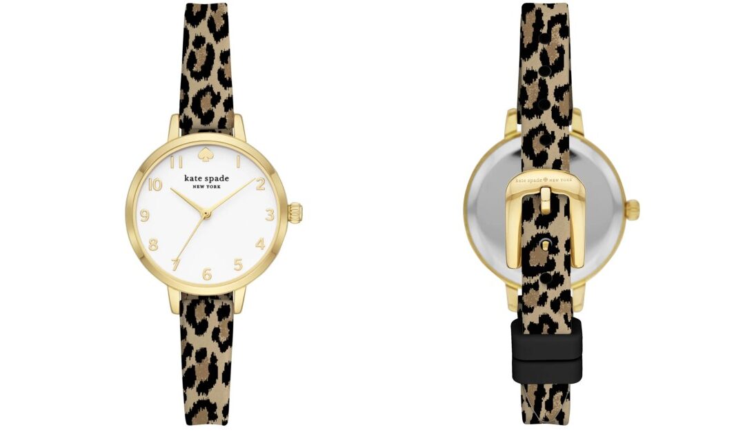 Reloj Kate Spade Metro Leopard a solo $44.97 (Reg $150)
