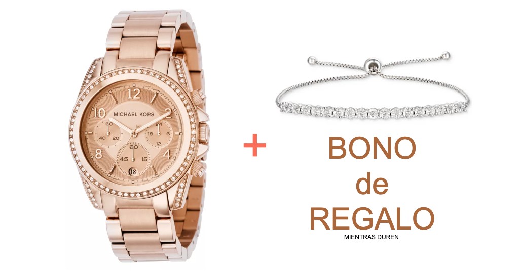 Reloj-Michael-Kors-Chronograph-Blair-Rose-Gold-Tone