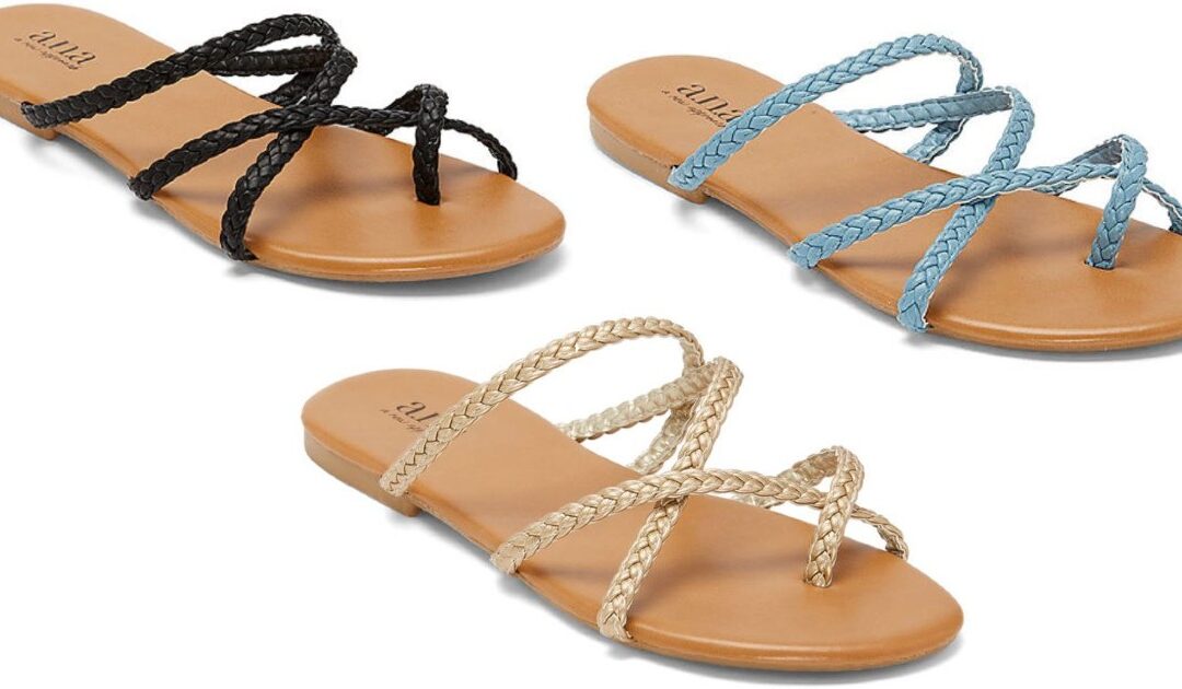 Sandalias a.n.a a solo $11.19 en JCPenney (Reg. $24)