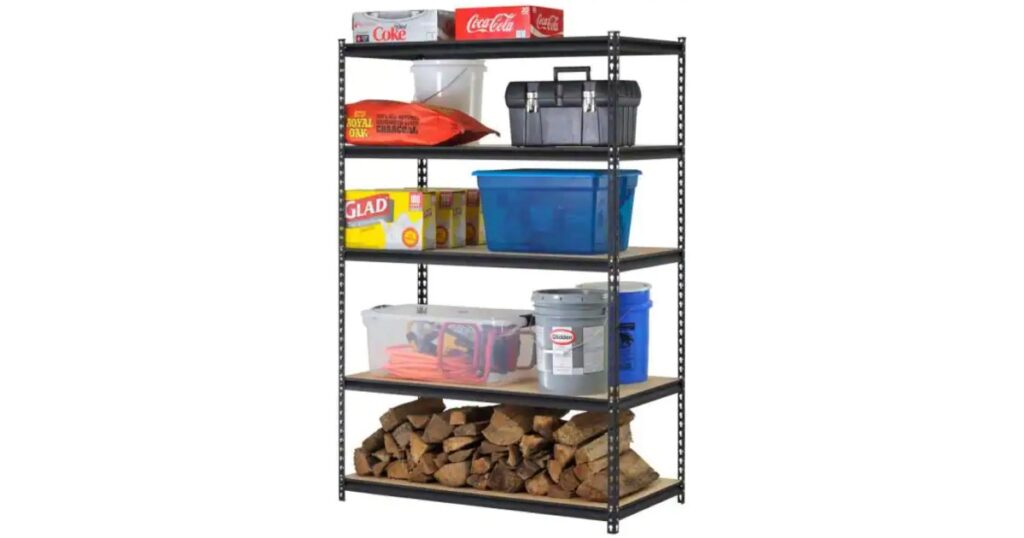 5-Shelf-Steel-Shelving-Unit
