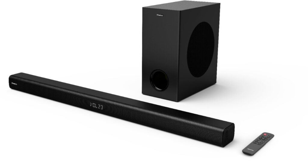 Barra de Sonido Hisense con Subwoofer