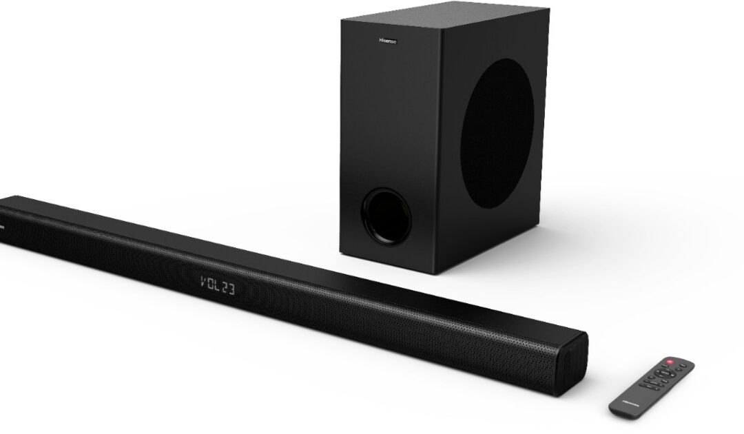 Barra de Sonido Hisense con Subwoofer Wireless a solo $119.99 en Best Buy (Reg. $200)