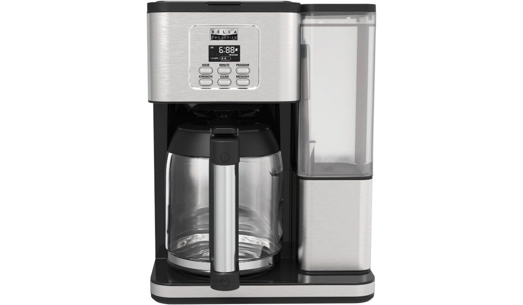 Cafetera Bella Pro Series Stainless Steel a solo $34.99 en Best Buy (Reg. $100)