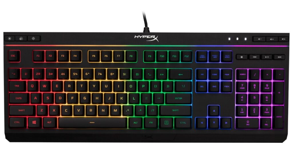 HyperX - Teclado para Juegos con Iluminación RGB
