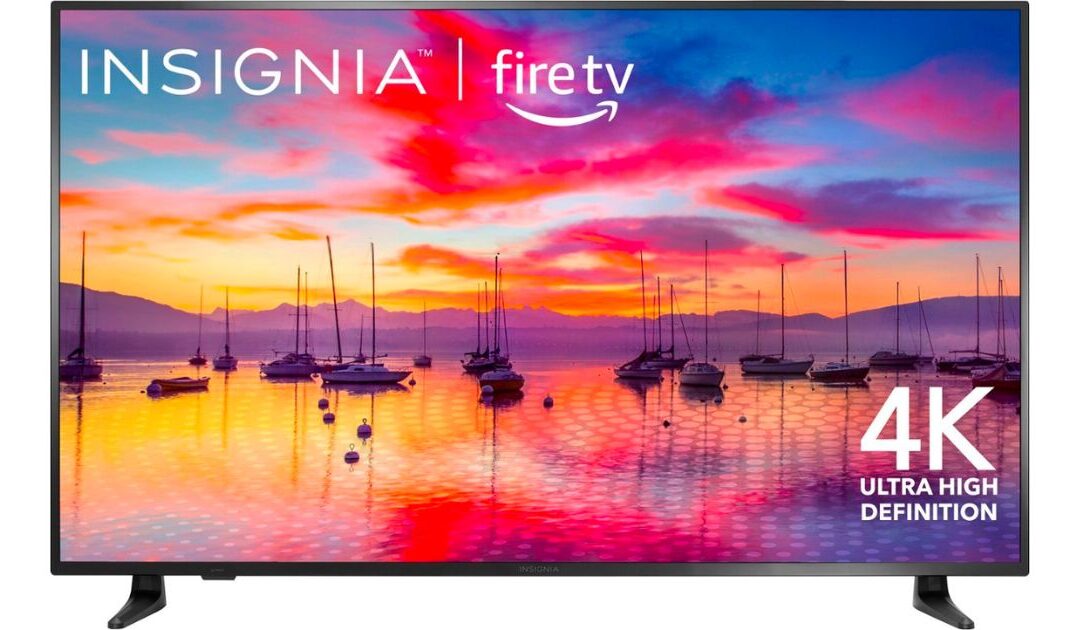 Insignia LED 4K UHD Smart Fire TV 58-In a solo $269.99 en Best Buy (Reg. $380)