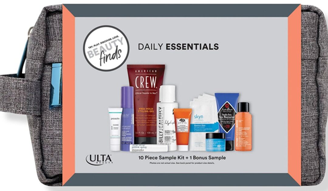 Kit de Muestra Ulta Daily Essentials 10-Piezas a solo $15 (Reg $30)