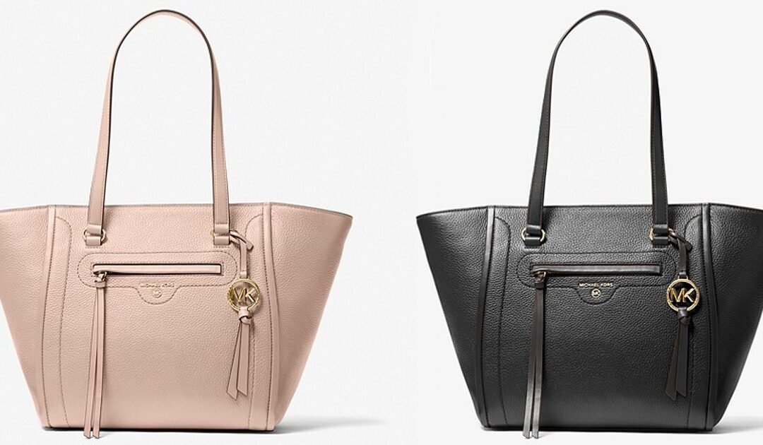 Michael Kors Carine Leather Tote Bag a solo $107.40 (Reg $358)
