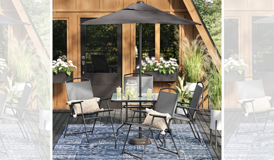 Set de Patio Room Essentials de 6-Piezas a solo $115 en Target (Reg. $165)