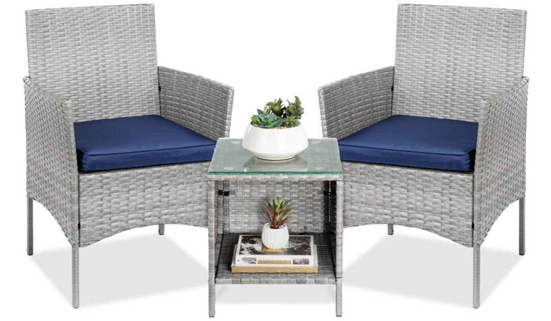 Set de Patio de 3-Piezas a solo $119.99 (Reg $200)