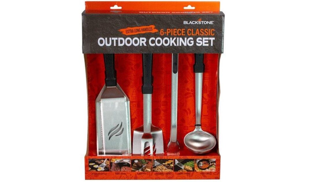Set de Utensilios Blackstone para Griddle a solo $49.99 en Walmart (Reg. $92)