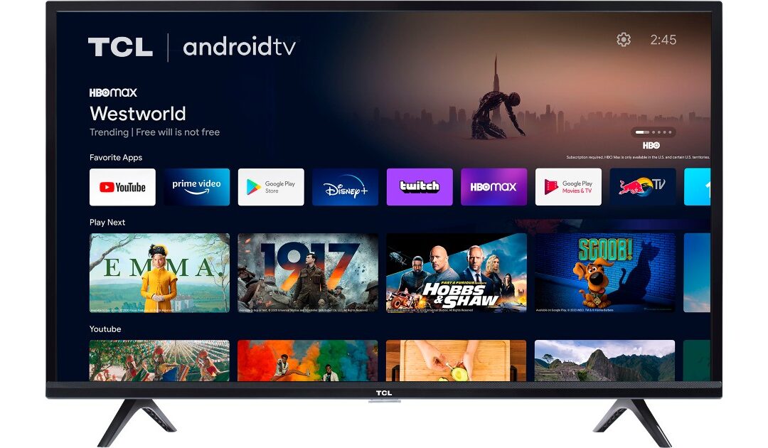 TCL Full HD Smart Android TV 43-In a solo $179.99 en Best Buy (Reg. $250)