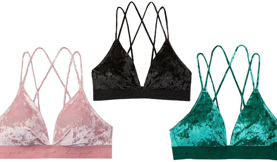 Victoria’s Secret PINK Velvet Bralette SOLO $9.99 (Reg $25)