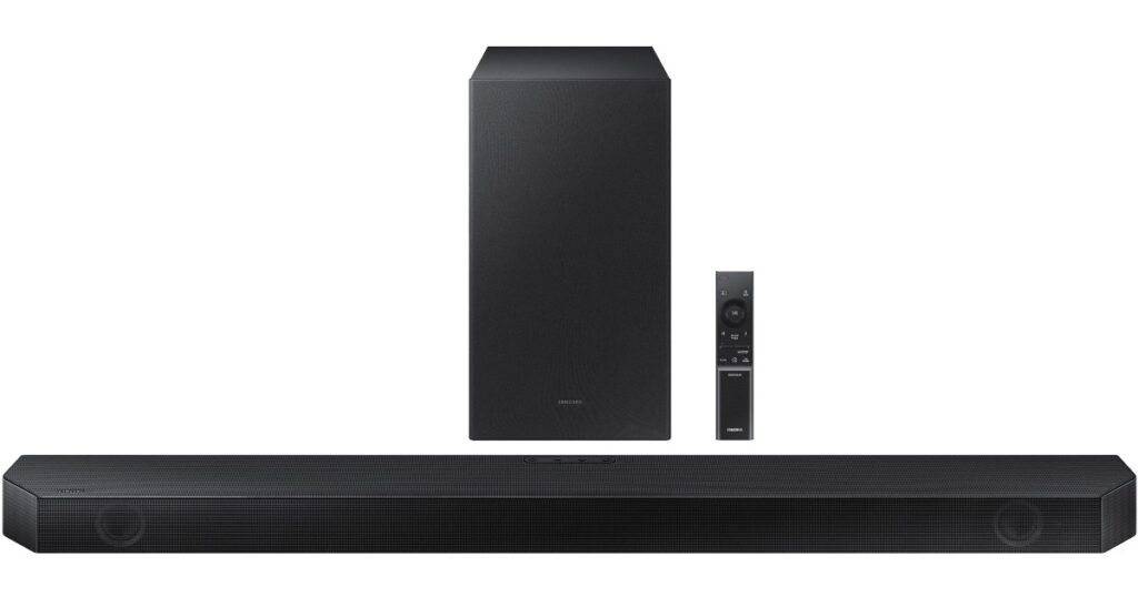 Barra de Sonido Samsung con Dolby Atmos/DTS:X