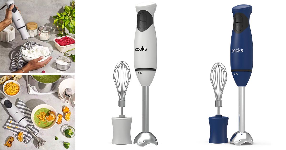 Cooks Immersion Blender With Whisk