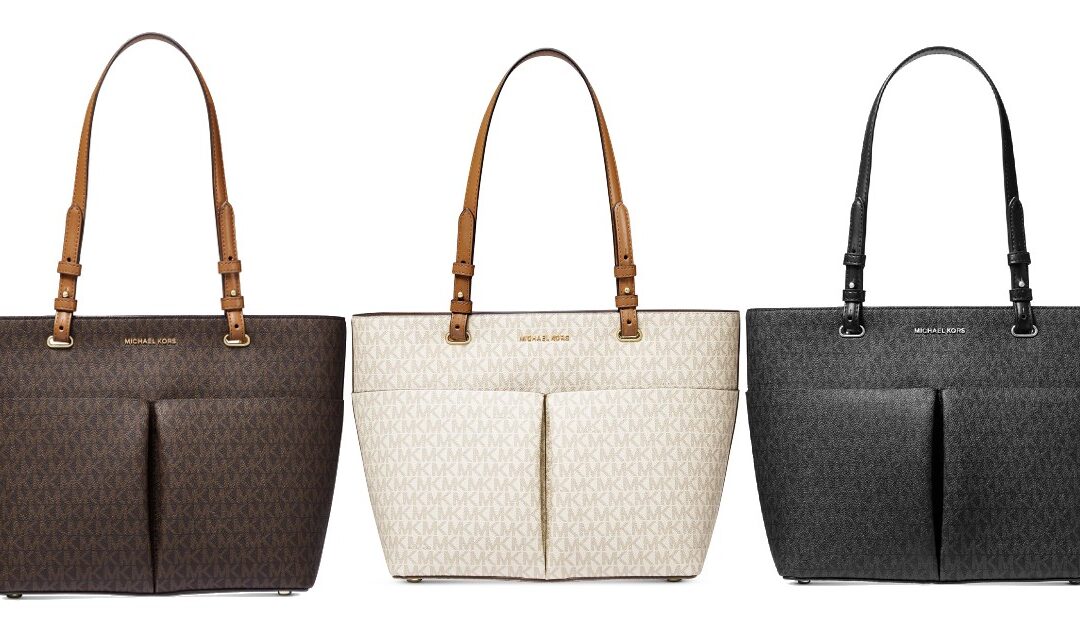 Michael Kors Signature Bedford Pocket Tote a solo $99 en Macy’s (Reg. $198)