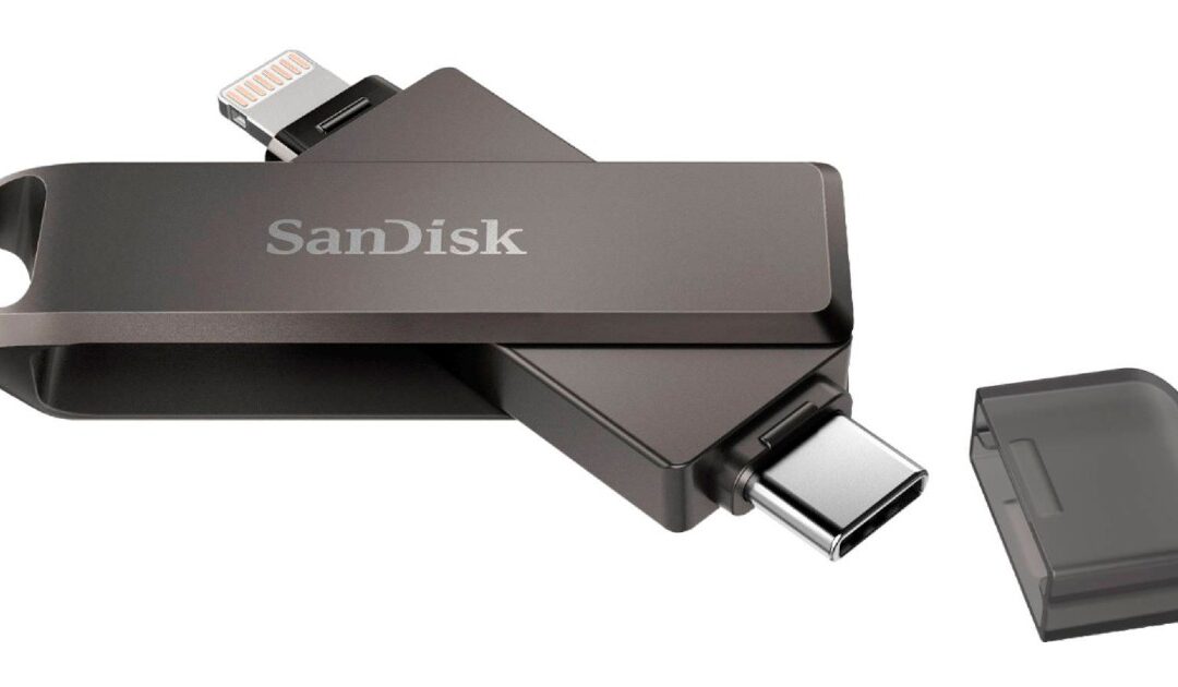 SanDisk 256GB iXpand Flash Drive Luxe a solo $59.99 en Best Buy (Reg. $99)